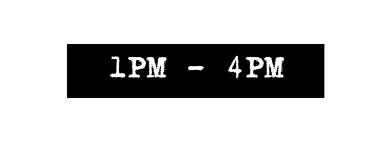1pm 4pm